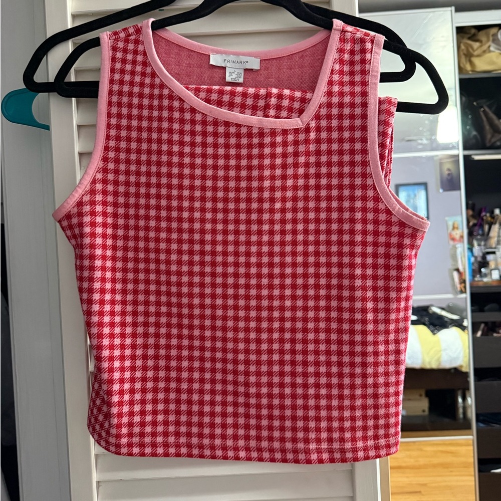 PRIMARK Red Gingham Top (skirt is separate)
